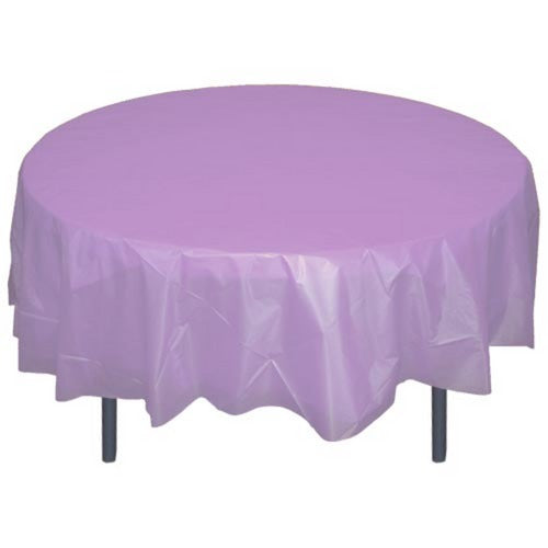 Round Lavender Table Cover