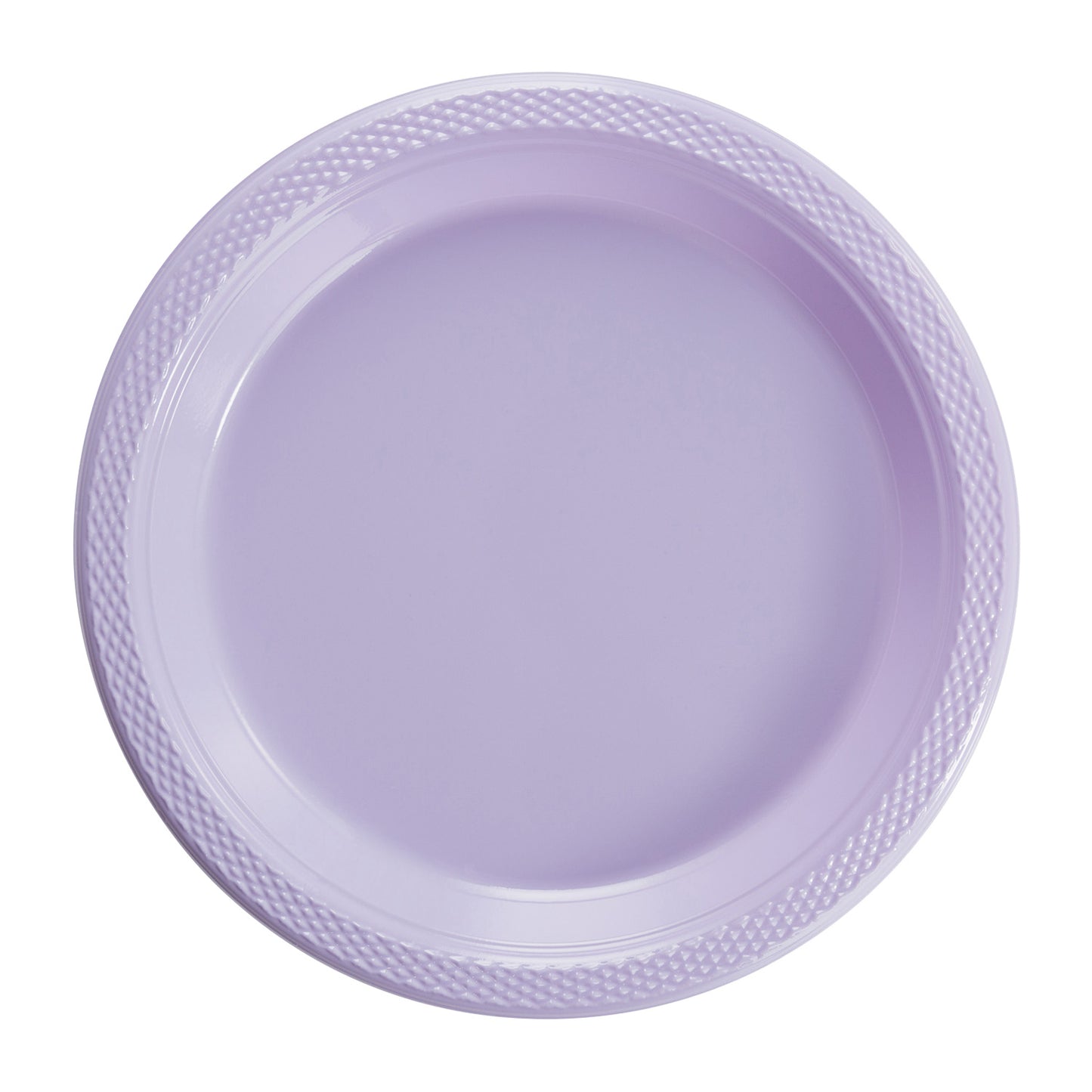 9 In. Lavender Plastic Plates - 50 Ct.