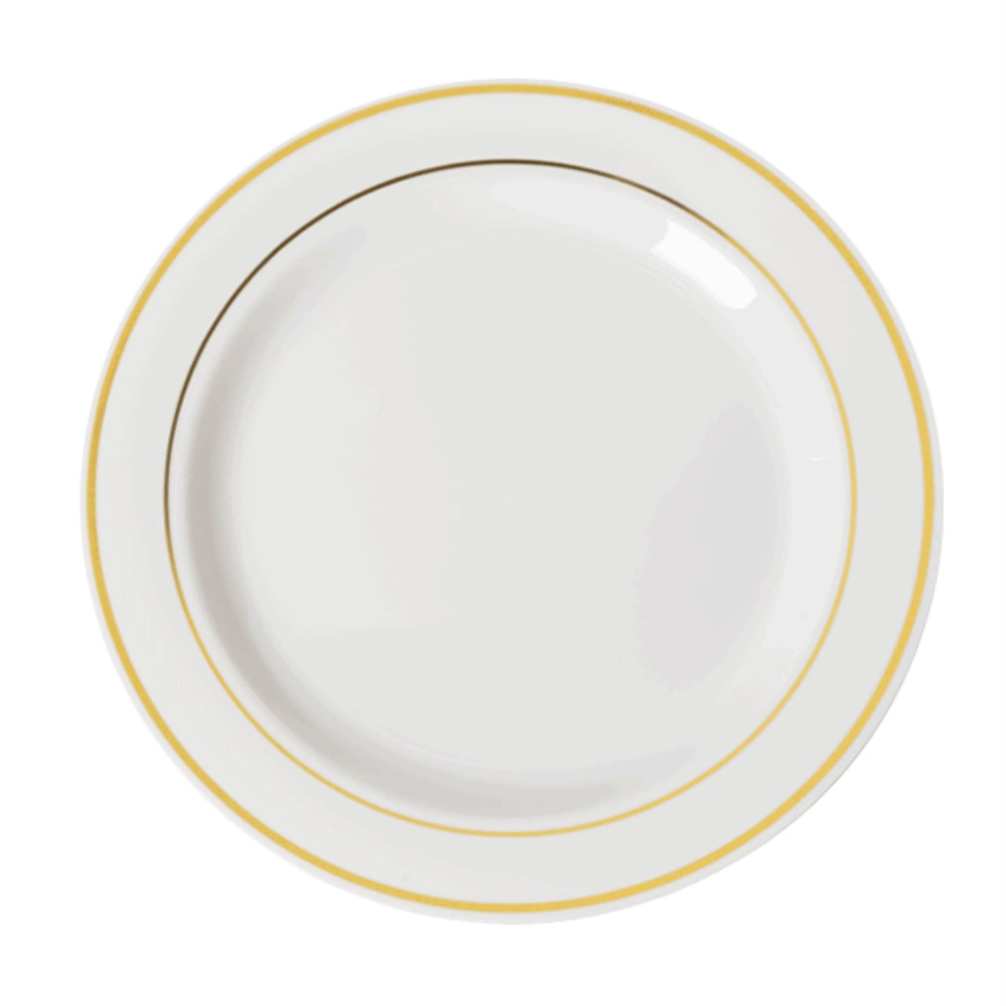 Case of 12 - 9" Gold Line Premium Plates - 10 ct.