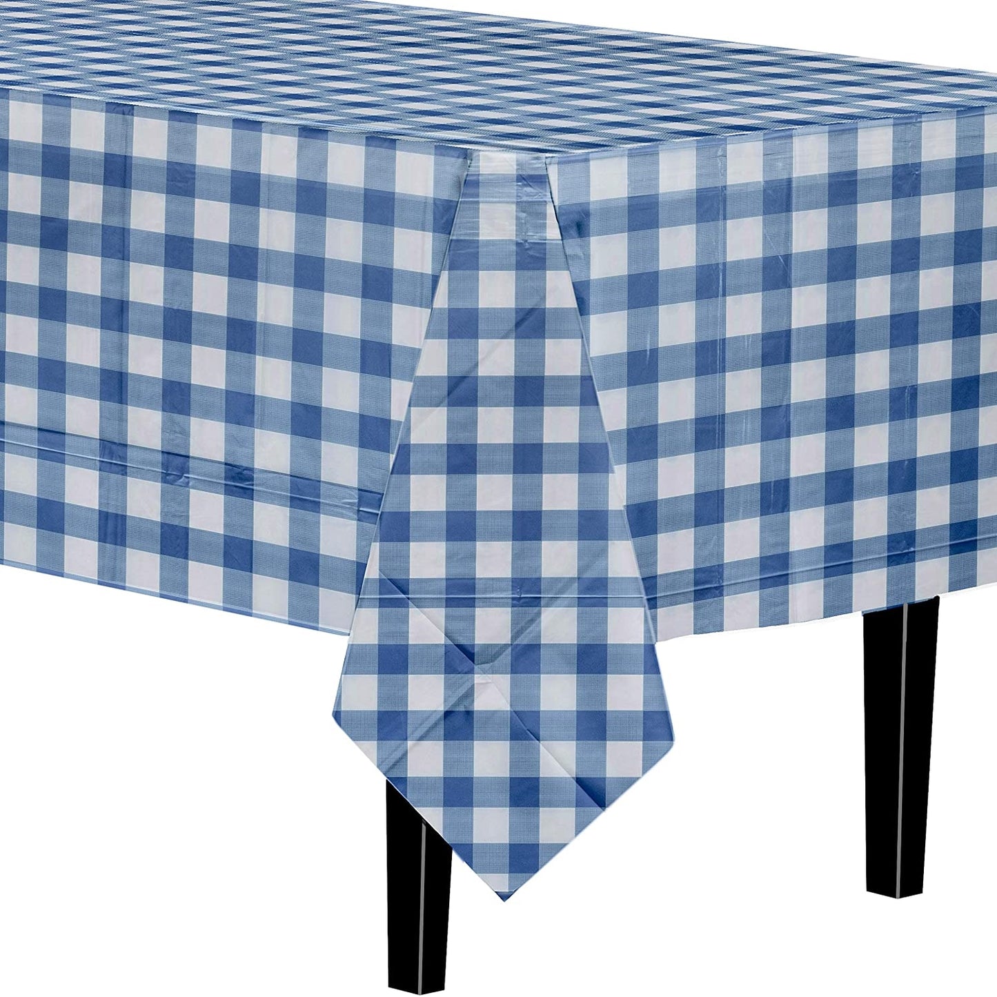 Blue Gingham Table Cover