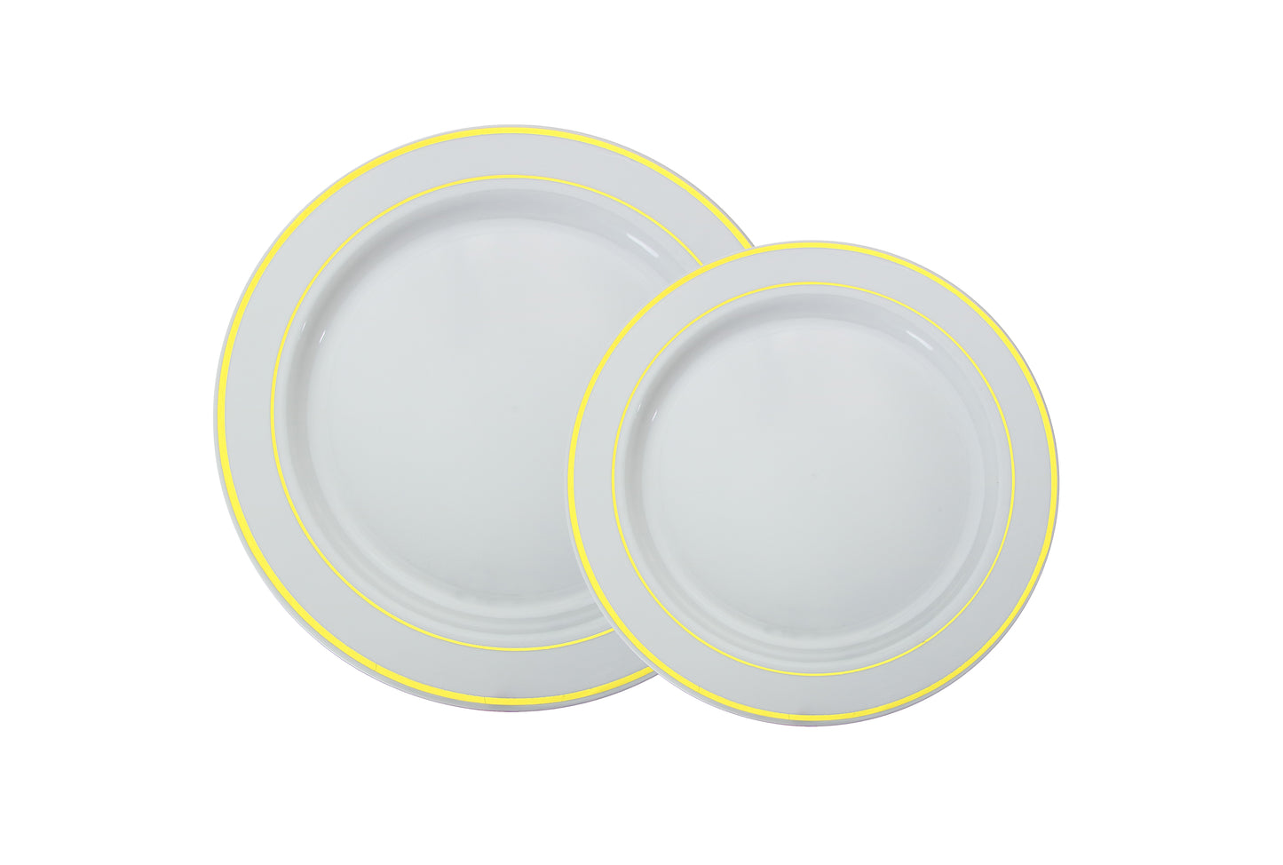 Case of 12 - 9" Gold Line Premium Plates - 10 ct.
