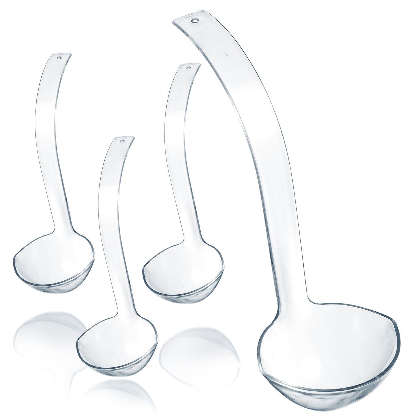 Case of 24 - Clear 5oz Ladle